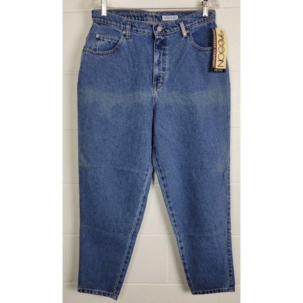 Vintage 90s NWT‎ Sasson High Waisted Mom Jeans Petite 15 16